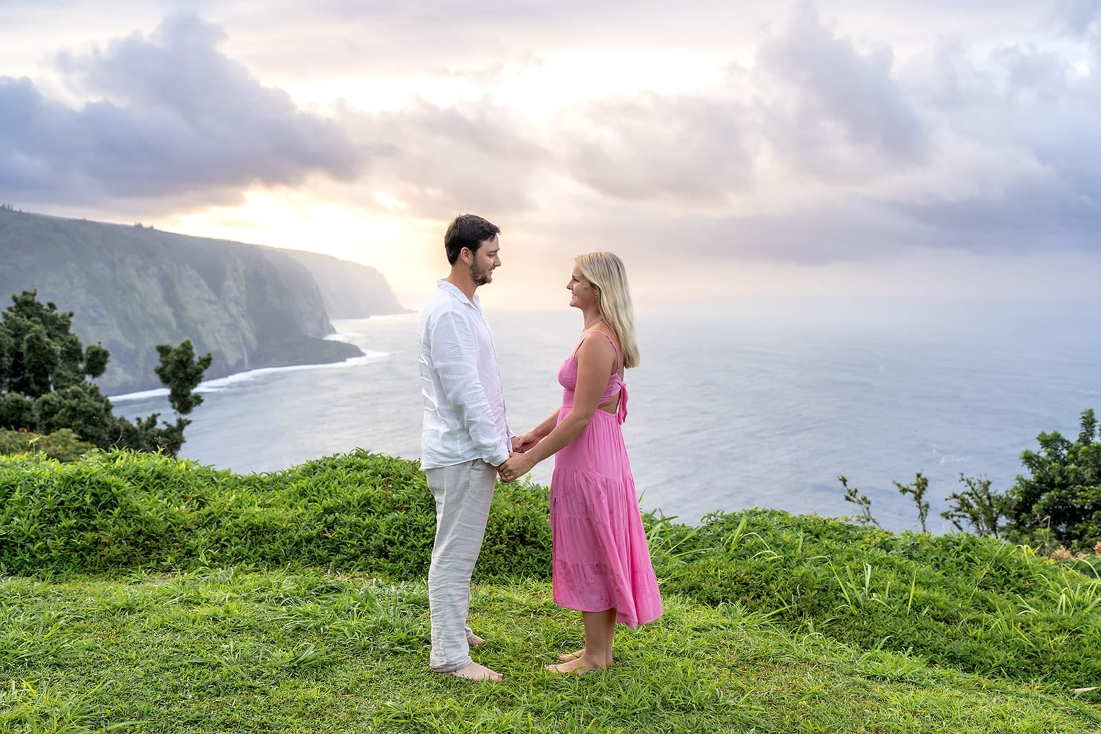 stunning elopement on the Big Island of Hawaii